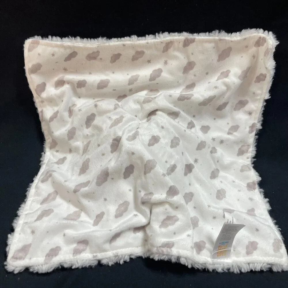 Carters Just One Year Gray Bear Cloud Stars Blanket Lovey Lovie 2020